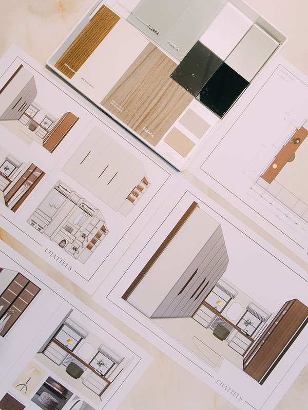 Colour and texture options for interior design