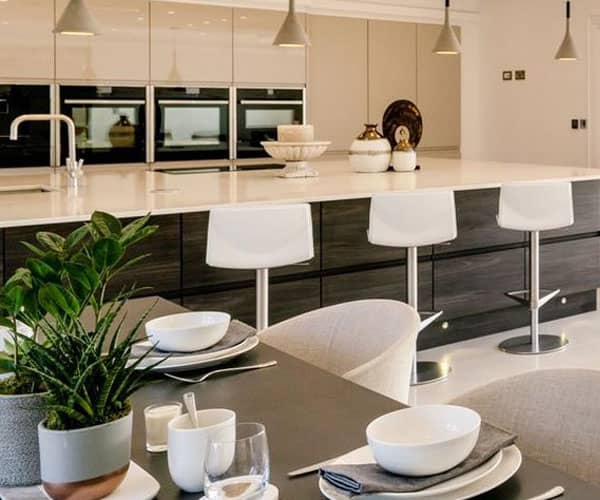 Designer kitchen at Chester property