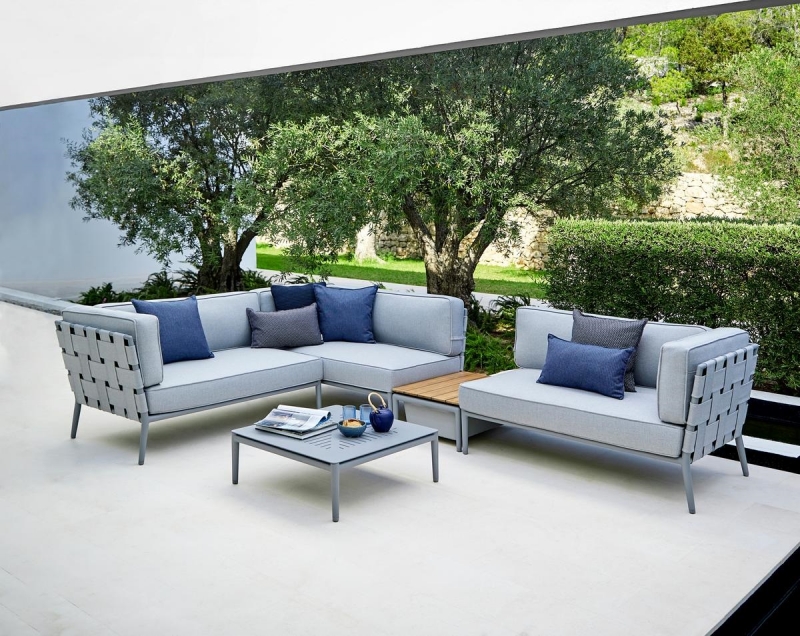 Cane-line Conic Lounge w/Cane-line AirTouch cushions