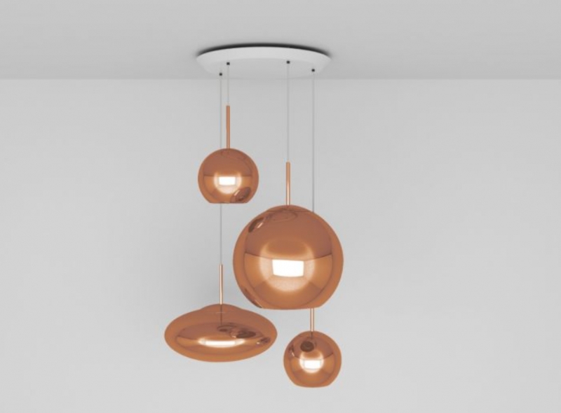 Tom Dixon Copper Range Round LED