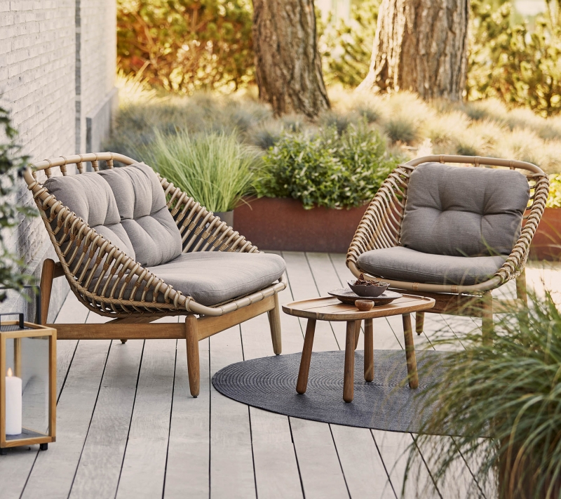 Cane-line Strington Lounge Chair in Cane-Line Weave