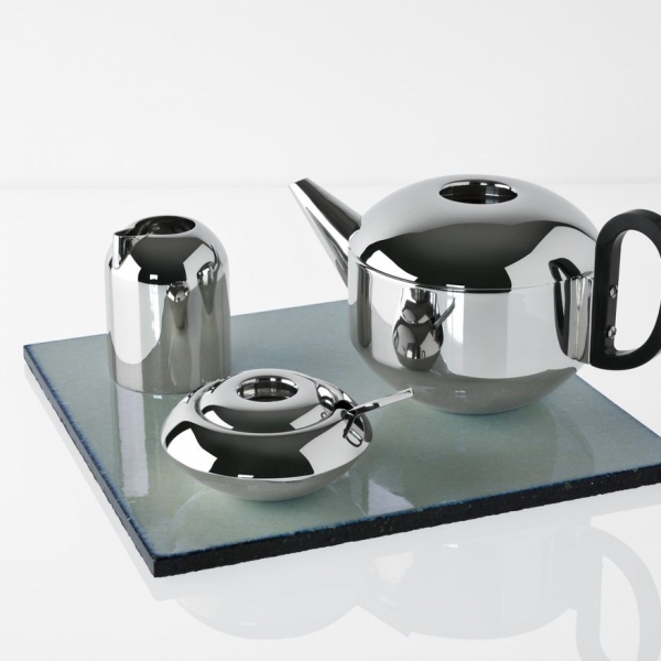 Tom Dixon Form Tea Set Stainless Steel
