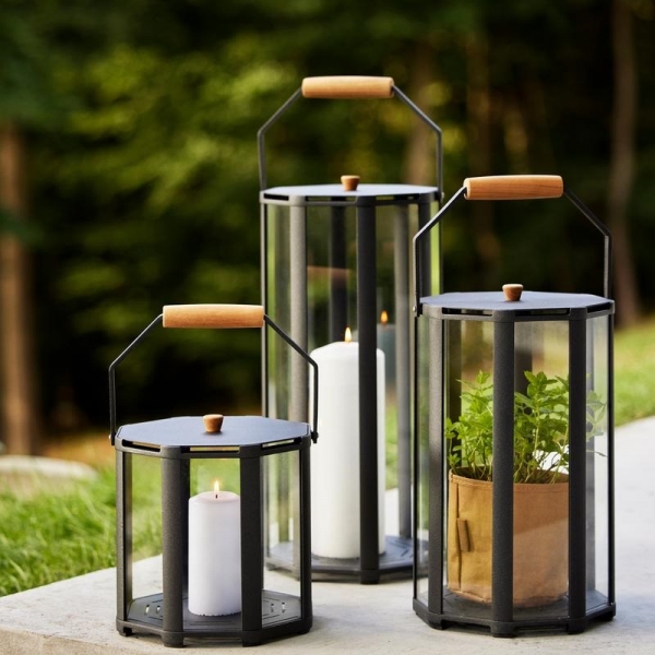 Cane-line Lightlux Lantern w/teak handle